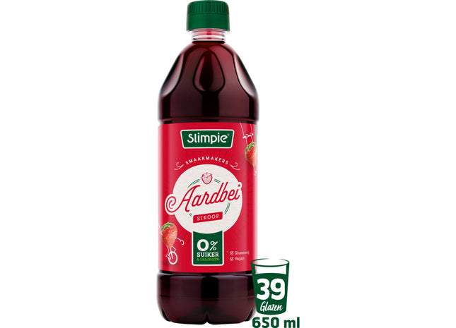 Slimpie Erdbeersirup 0% Zucker