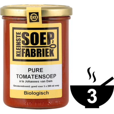 Tomatensuppe im Glas