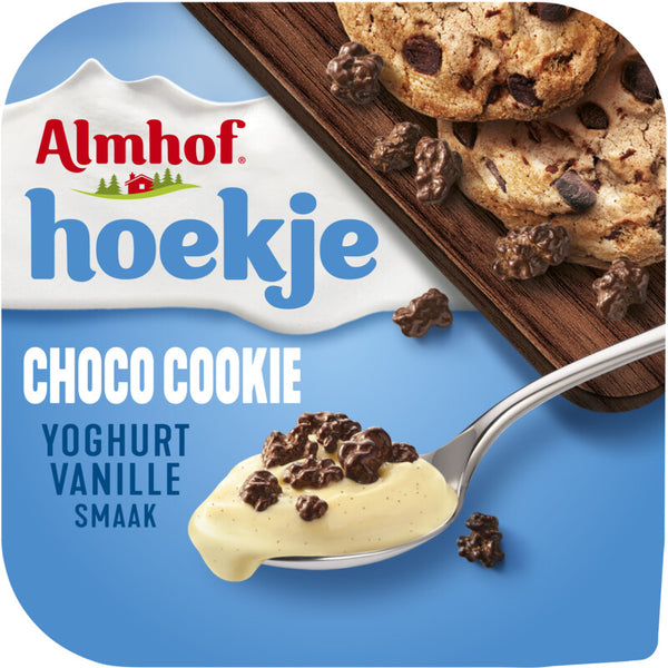 Almhof Hoekje choco cookie vanille yoghurt