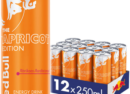 Red Bull Energy drink abrikoos-aardbei tray