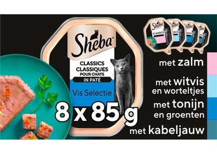 Sheba Classics classiques in pate fish selection