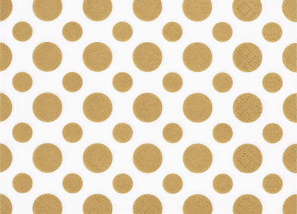 Napkin confetti gold