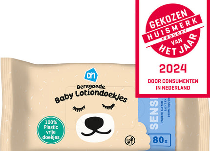 Beregoede baby lotiondoekjes sensitive