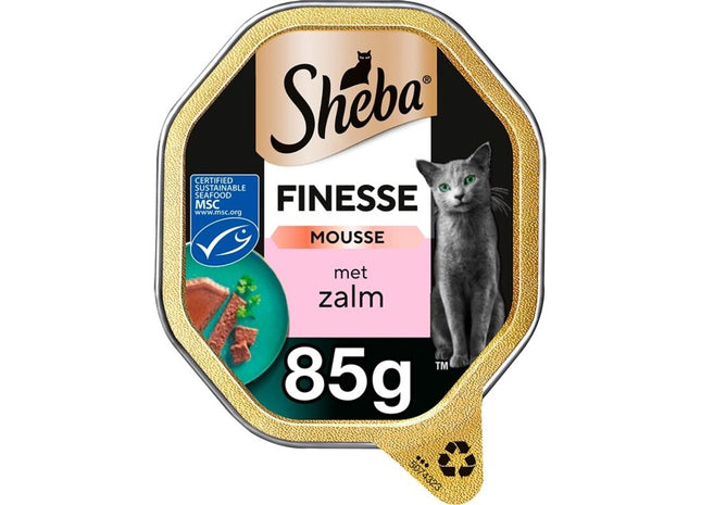 Sheba Finesse Mousse-weiche Lachspastete