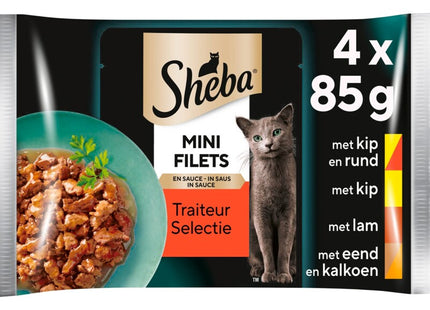 Sheba Mini fillets caterer selection in sauce