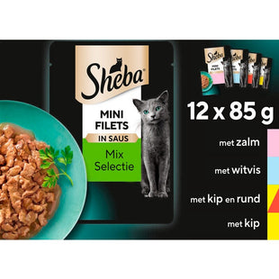 Sheba Mini filet in saus