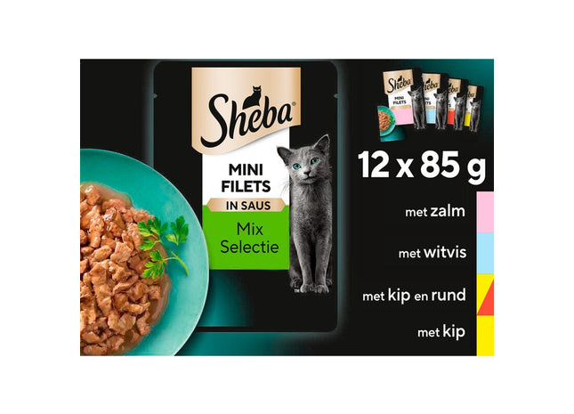 Sheba Mini filet in saus