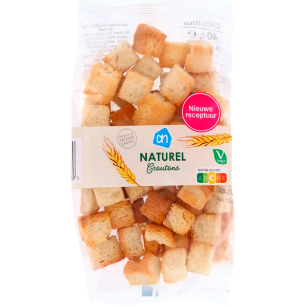 Natural bread cubes