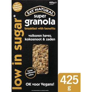 Eat Natural Super granola low in sugar