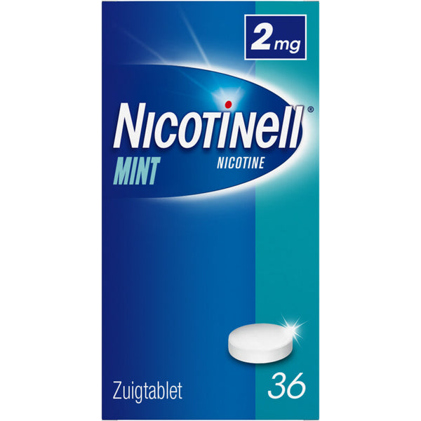 Nicotinell Mint zuigtablet 2mg stoppen met roken  Dutchshopper