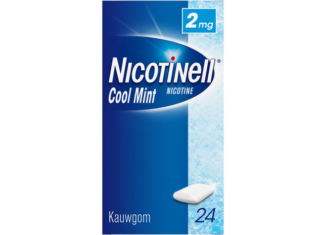 Nicotinell Gums cool mint 2mg kauwgom