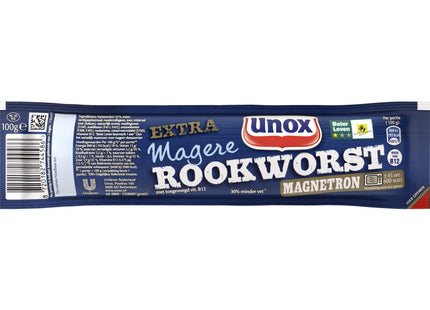 Unox Extra lean smoked sausage microwave