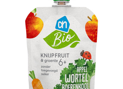 Biologisch Knijpfruit appel wortel 6m+