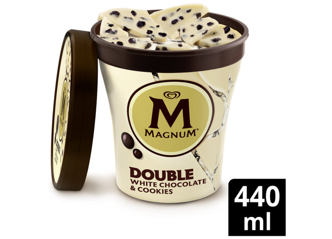 Magnum White chocolate & cookies