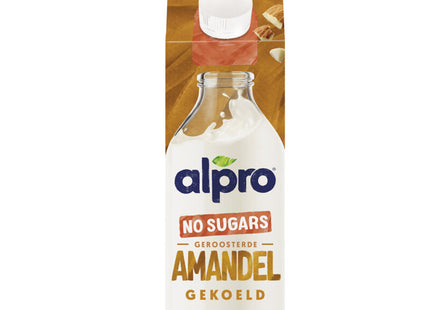Alpro Amandeldrink zonder suikers gekoeld