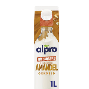 Alpro Amandeldrink zonder suikers gekoeld