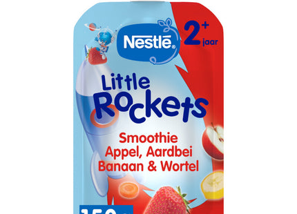 Little Rockets Smoothie aardbei appel banaan wortel 2+