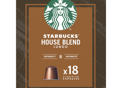 Starbucks Nespresso house blend lungo capsules