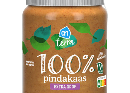 Terra Plantaardig 100% pindakaas extra grof