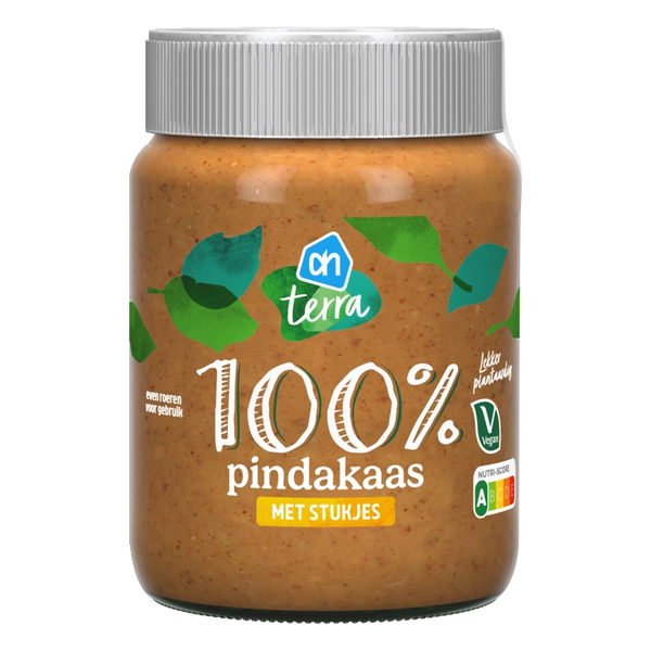 Terra Pflanzliche 100% Erdnussbutter mit Stücken