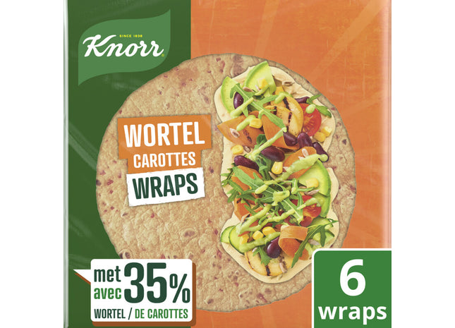 Knorr Wortel wraps met 35% wortel