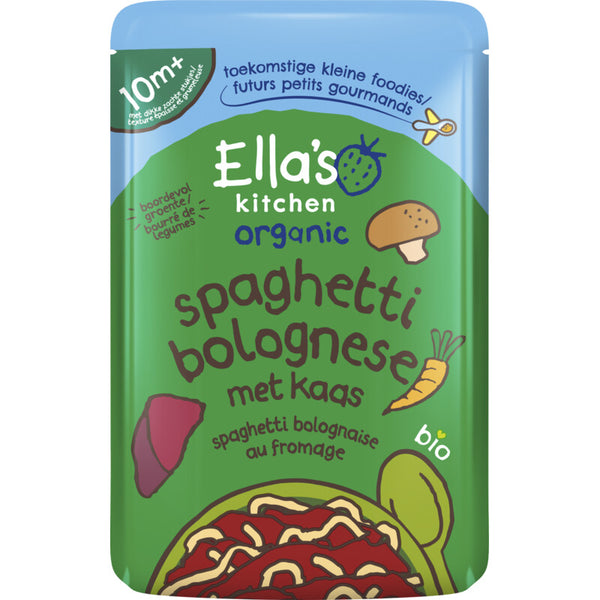 Ella's kitchen Spaghetti bolognese met kaas 10m+