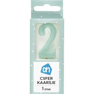 Kerze Nummer 2 Farbe