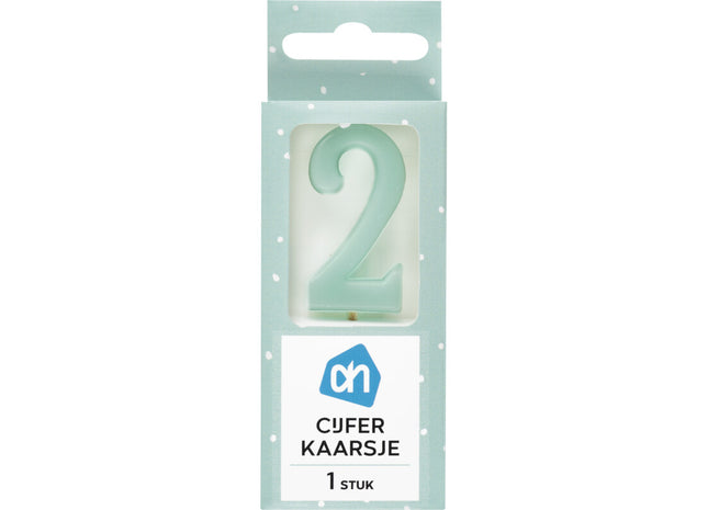 Kerze Nummer 2 Farbe