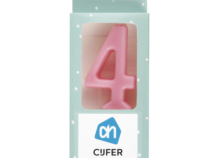 Kerze Nummer 4 Farbe