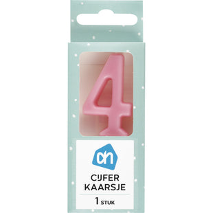 Kerze Nummer 4 Farbe