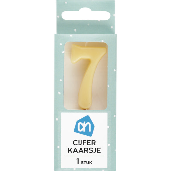 Kerze Zahl 7 Farbe