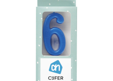 Kerze Nummer 6 Farbe