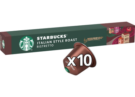 Starbucks Nespresso Italian style roast capsules