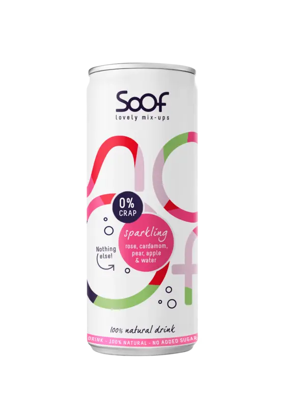Soof Sparkling rose, cardamom, pear apple