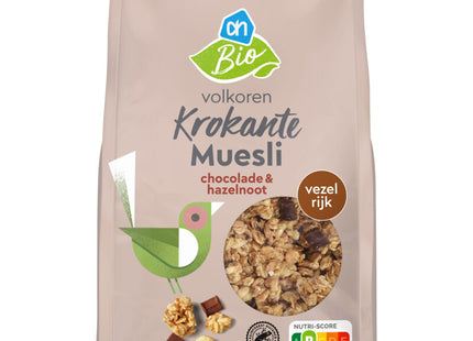 Biologisch Krokante muesli chocolade & hazelnoot