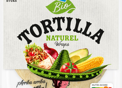 Biologisch Tortilla naturel wraps