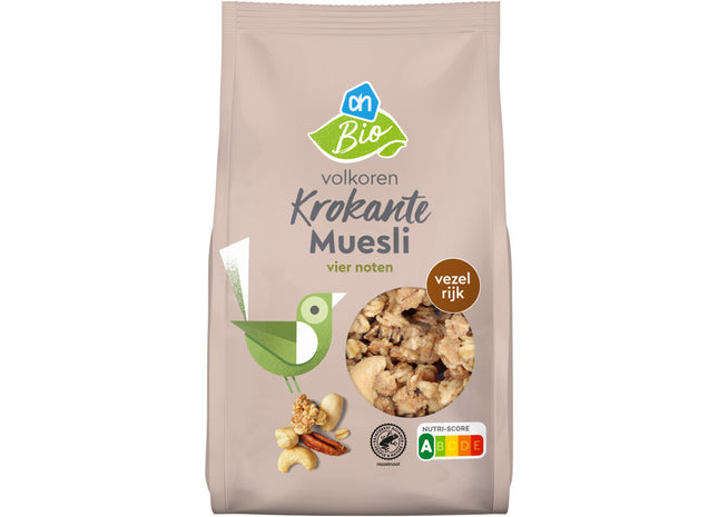 Bio-Vollkorn-Knuspermüsli mit vier Nüssen