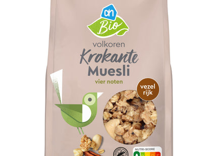 Biologisch Volkoren krokante muesli vier noten