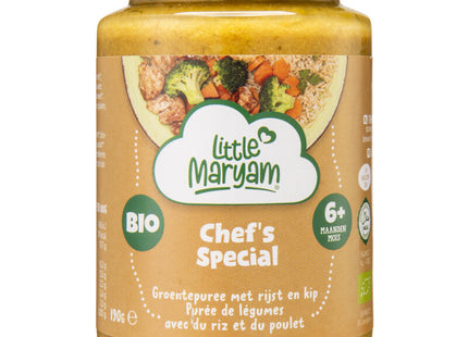 Little Maryam Chef's special groente rijst halal 6m+