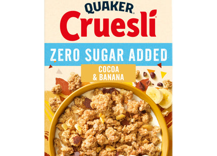 Quaker Zero sugar added cocoa & banana
