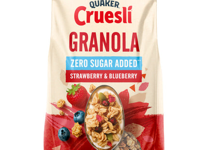 Quaker Cruesli granola strawberry &amp; blueberry