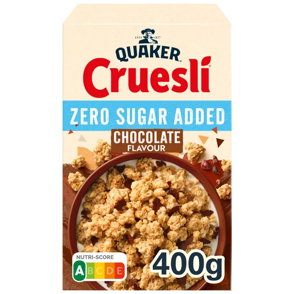 Quaker Cruesli ohne Zuckerzusatz Schokolade