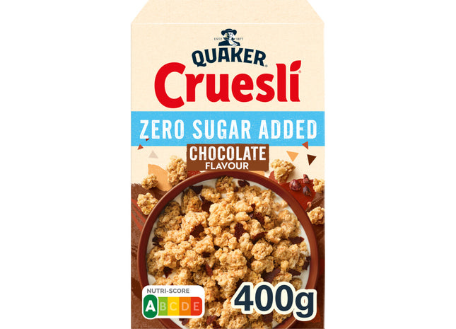 Quaker Cruesli zero sugar added chocolate