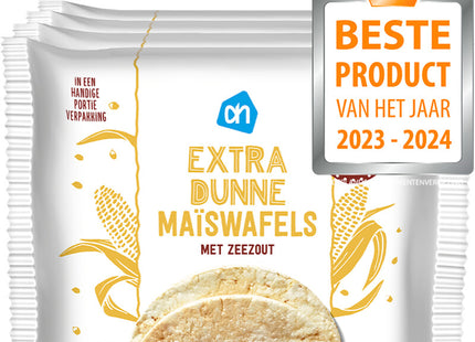 Extra dunne maïswafels met zeezout 4pack