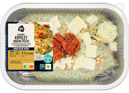 Voor in de oven kipfilet pesto