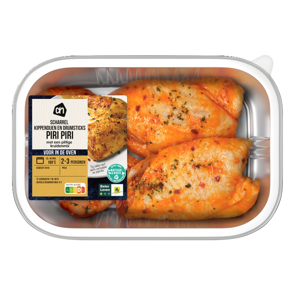 Voor in de oven scharrel kip piri piri