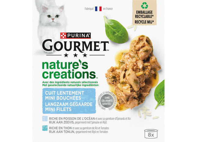 Gourmet-Naturkreationen mit Meeresfisch und Thunfisch