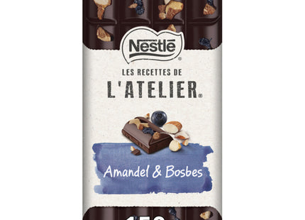 L'Atelier Pure chocoladereep amandel & bosbes