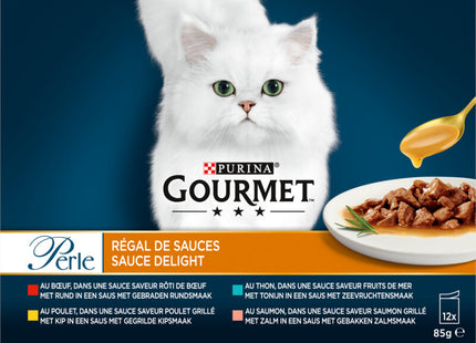 Gourmet Perle sauce delight beef chicken tuna salmon