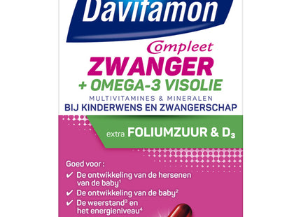 Davitamon Compleet zwanger + omega-3 visolie